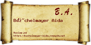 Büchelmayer Aida névjegykártya